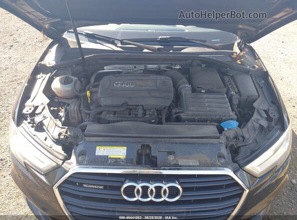 WAUJ8GFF6H1034707 2017 AUDI A3 Black Вид ззаду