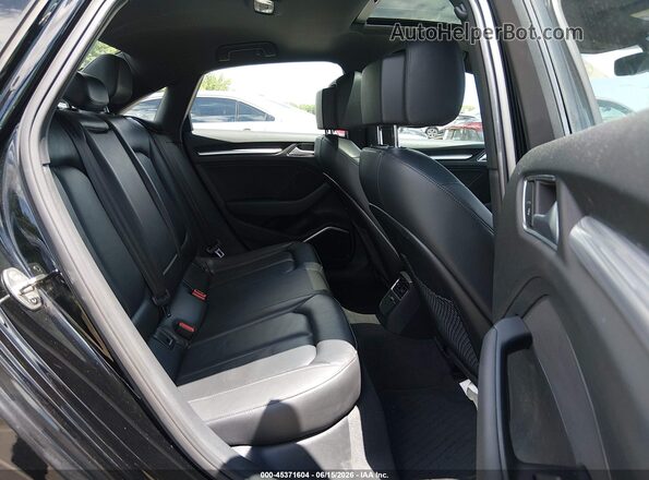 WAUJ8GFF6J1063789 2018 AUDI A3 Black VIN კოდის სტიკერის ხედი