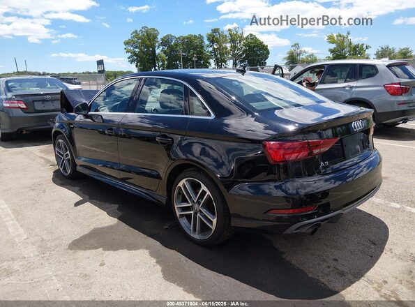 WAUJ8GFF6J1063789 2018 AUDI A3 Black უკანა მარცხენა