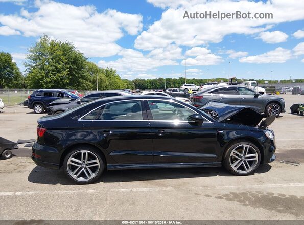 WAUJ8GFF6J1063789 2018 AUDI A3 Black უკანა სალონის ხედი