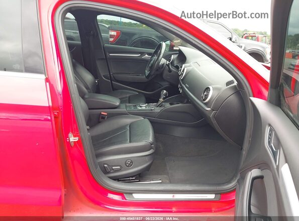WAUJ8GFF8J1062286 2018 AUDI A3 Red Սալոնի դիմացի տեսք