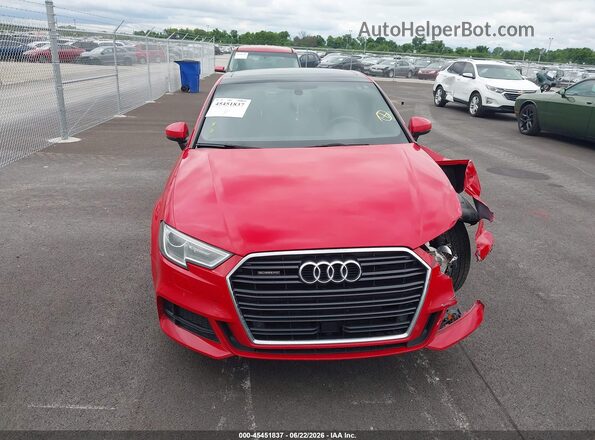 WAUJ8GFF8J1062286 2018 AUDI A3 Red Սարքավորումների վահանակի տեսք