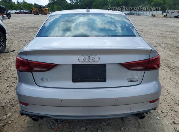 WAUJ8GFF9J1040376 2018 AUDI A3 Silver Rear view