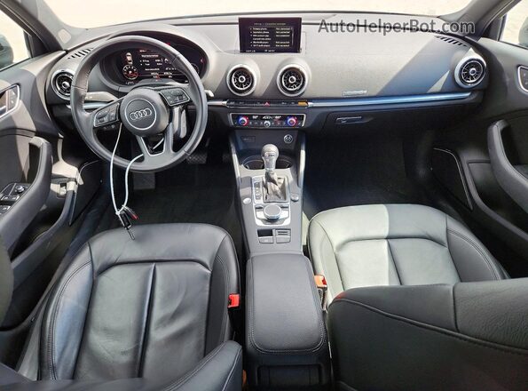 WAUJEGFF0KA089475 2019 AUDI A3 Charcoal Առջևի վահանակի տեսք