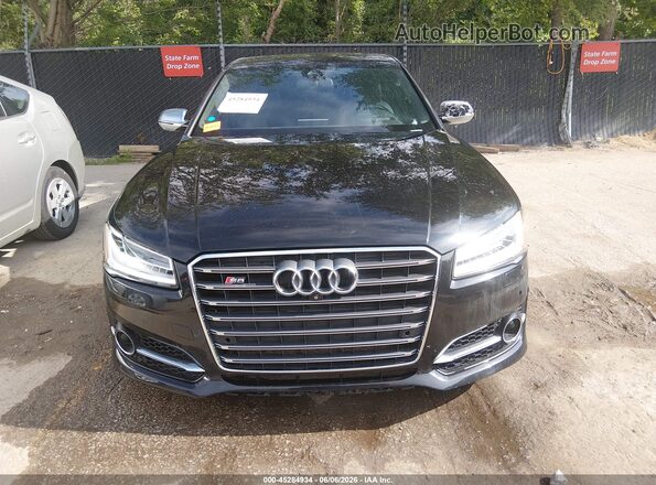 WAUJSAFD0GN009404 2016 AUDI S8 Черный Вид задней части салона