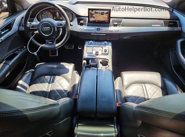 WAUJSAFD4GN008742 2016 AUDI S8 Black Vista del salpicadero
