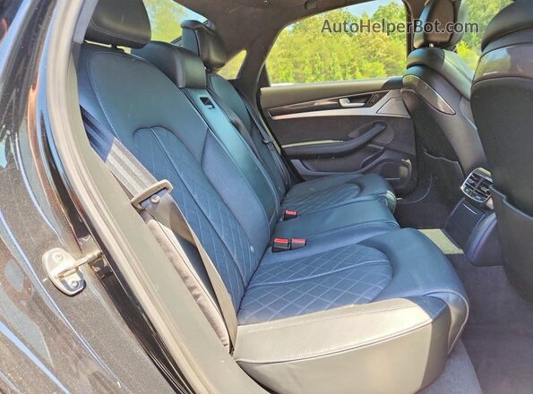 WAUJSAFD4GN008742 2016 AUDI S8 Black Vista de los asientos traseros