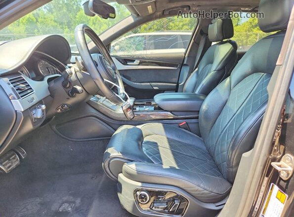 WAUJSAFD4GN008742 2016 AUDI S8 Black Vista interior delantera