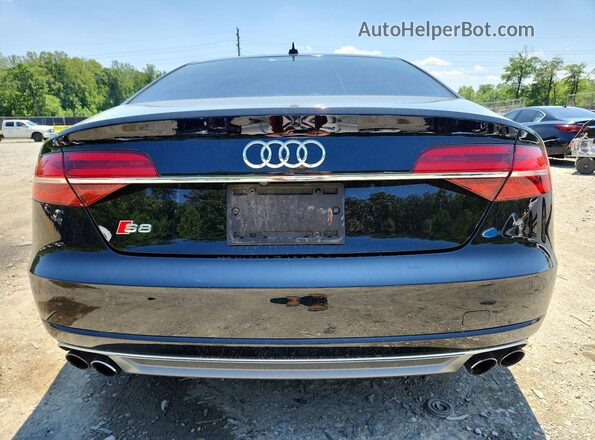 WAUJSAFD4GN008742 2016 AUDI S8 Black Vista trasera