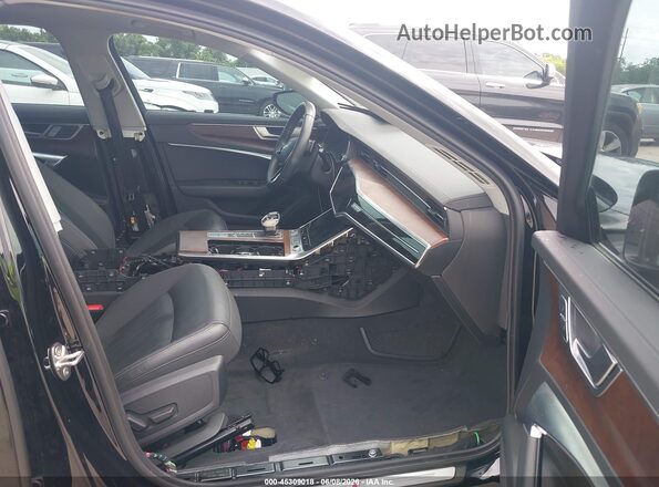 WAUK2AF20KN068724 2019 AUDI A6 Black წინა სალონის ხედი
