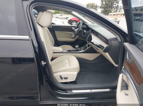 WAUK2AF22KN082544 2019 AUDI A6 Black წინა სალონის ხედი