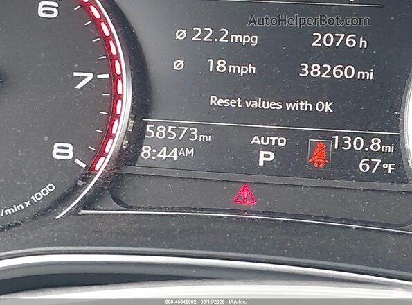 WAUK2AF22KN082544 2019 AUDI A6 Black 
