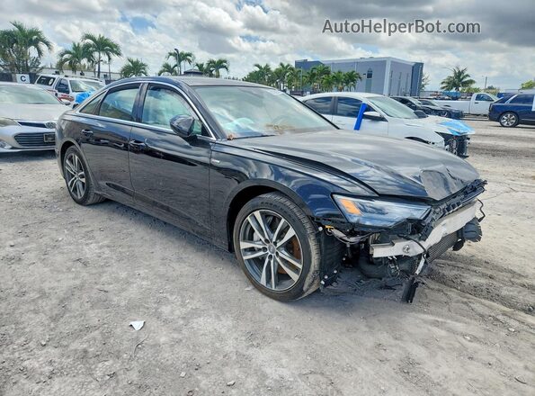 WAUK2AF24KN018862 2019 AUDI A6 Black Delantero derecho