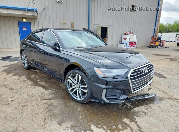 WAUK2AF24KN081038 2019 AUDI A6 Black Delantero derecho