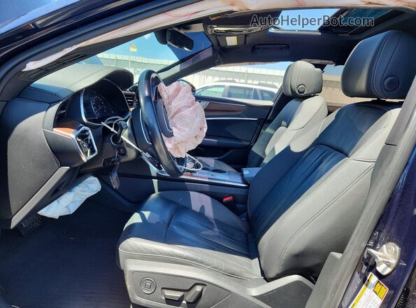 WAUK2AF25KN106495 2019 AUDI A6 Blue Вид салону спереду