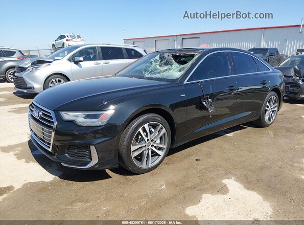 WAUK2AF26KN081445 2019 AUDI A6 Black Vista tres cuartos delantera izquierda