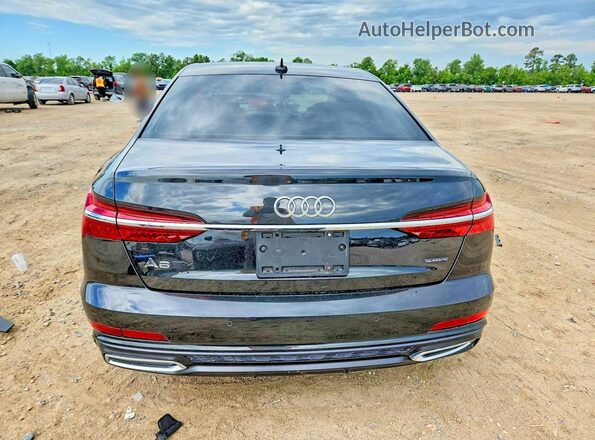 WAUK2AF27LN008411 2020 AUDI A6 Black Вид ззаду