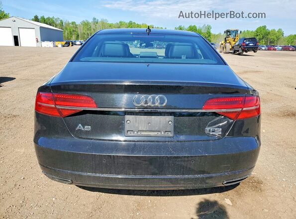 WAUK3AFD2GN014315 2016 AUDI A8 Black Widok z tyłu