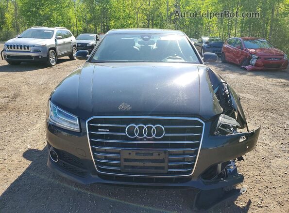 WAUK3AFD2GN014315 2016 AUDI A8 Black Widok z przodu