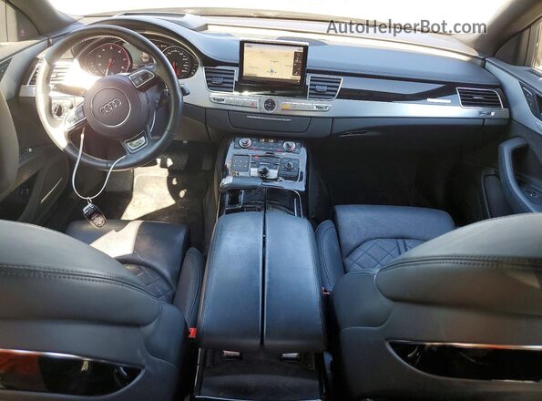 WAUK3AFD2GN014315 2016 AUDI A8 Black Widok deski rozdzielczej