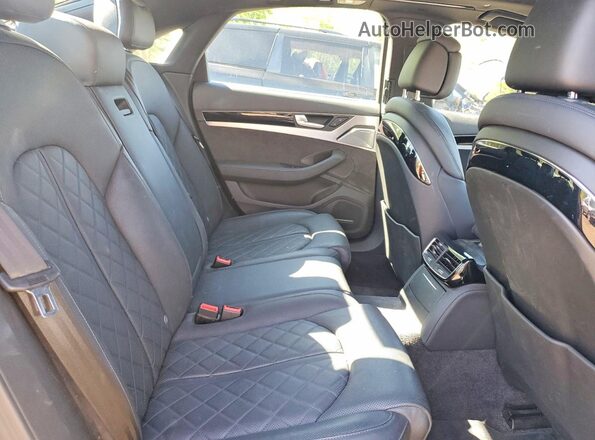 WAUK3AFD2GN014315 2016 AUDI A8 Black Widok tylnych siedzeń
