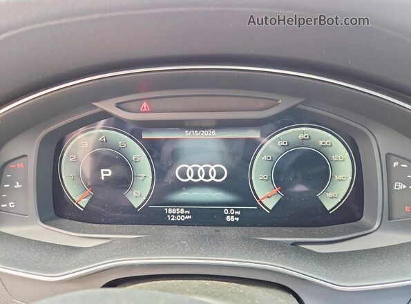 WAUK3BF20RN045151 2024 AUDI A6 Gray ხელსაწყოთა პანელის ხედი