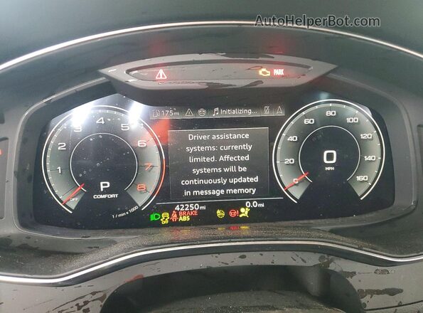 WAUK3BF25RN055352 2024 AUDI A6 Gray Вид щитка приладів