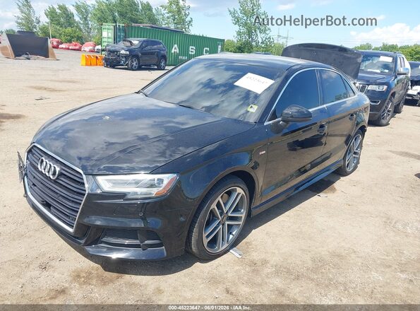 WAUKEGFF6KA119972 2019 AUDI A3 Black Vista tres cuartos delantera izquierda