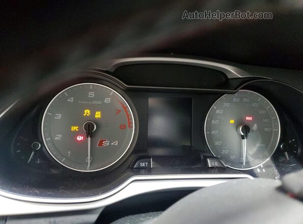 WAUKGAFL8GA006335 2016 AUDI S4 White Widok zestawu wskaźników