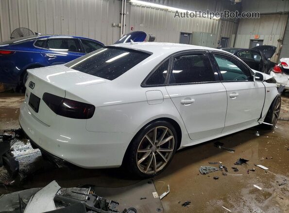 WAUKGAFL8GA006335 2016 AUDI S4 White Tył prawy
