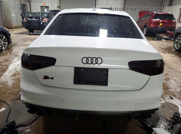 WAUKGAFL8GA006335 2016 AUDI S4 White Widok z tyłu