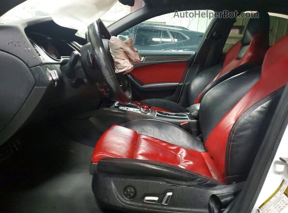 WAUKGAFL8GA006335 2016 AUDI S4 White Widok wnętrza z przodu