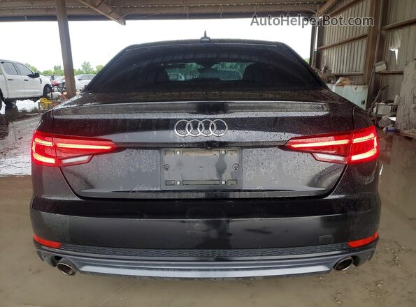 WAUKMAF42JA128018 2018 AUDI A4 Black Вид ззаду