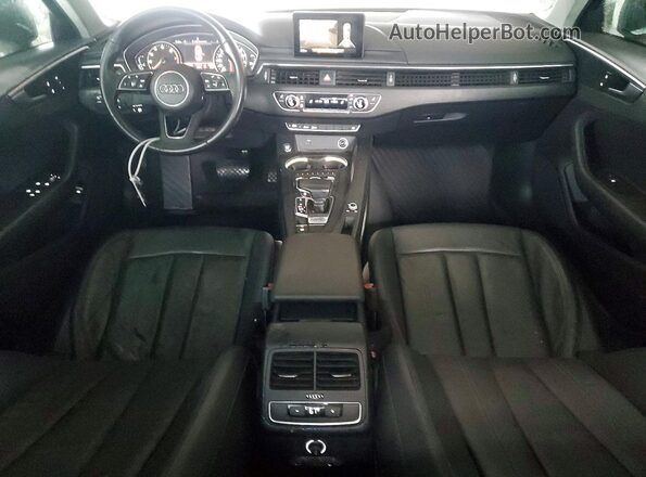 WAUKMAF42JA128018 2018 AUDI A4 Black Вид панелі приладів