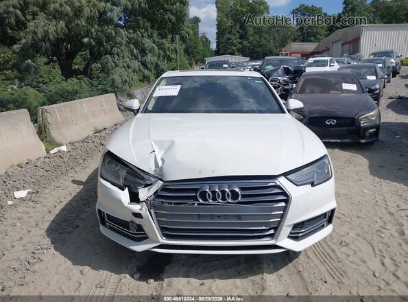 WAUKMAF43JA112426 2018 AUDI A4 White Instrument cluster view