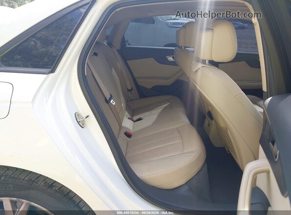WAUKMAF43JA112426 2018 AUDI A4 White VIN sticker view
