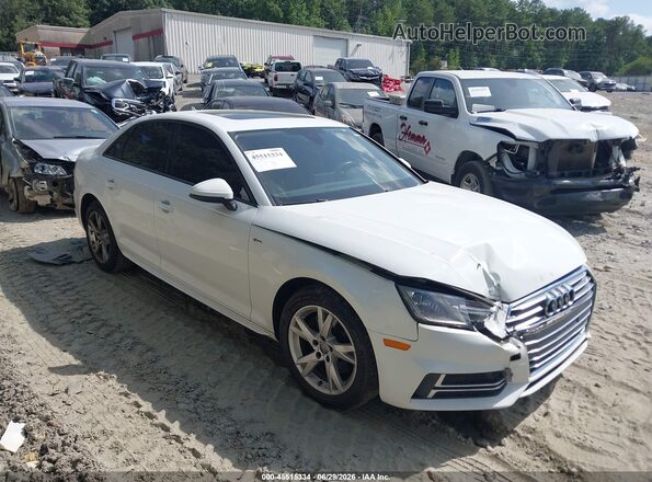 WAUKMAF43JA112426 2018 AUDI A4 White Rear interior view