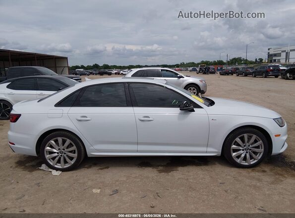 WAUKMAF44JN015356 2018 AUDI A4 White Вид задньої частини салону
