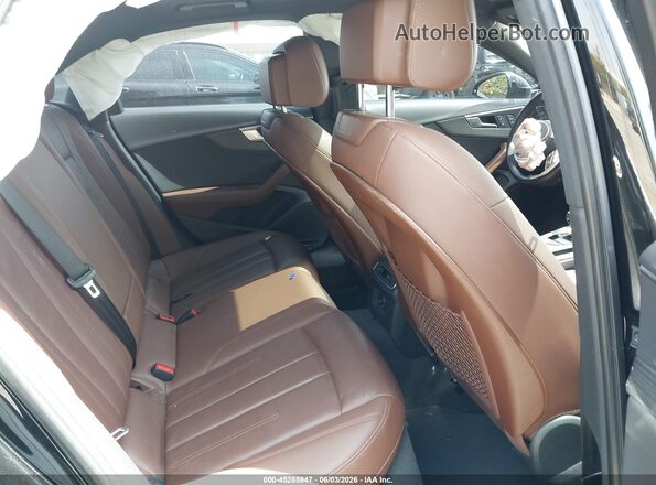 WAUKMAF47JN017392 2018 AUDI A4 Black Вид наклейки з VIN-кодом