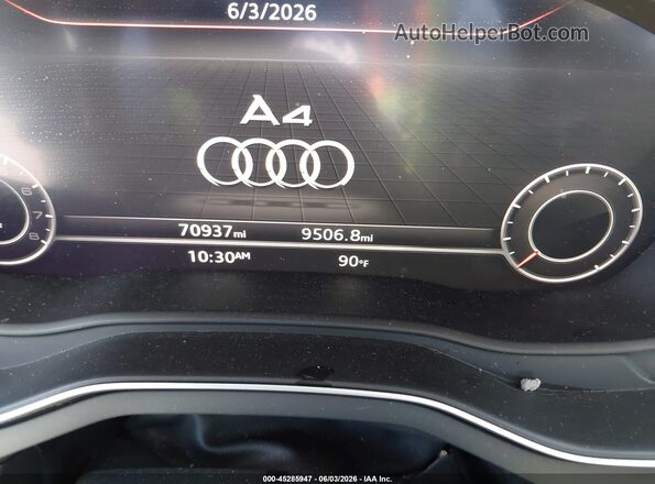 WAUKMAF47JN017392 2018 AUDI A4 Black 