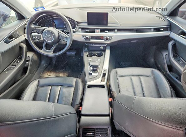 WAUKMAF49JA067590 2018 AUDI A4 Blue Widok deski rozdzielczej