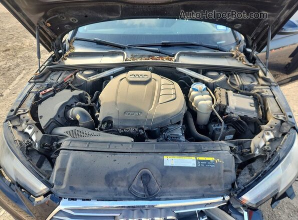 WAUKMAF49JA067590 2018 AUDI A4 Blue Widok wnętrza z tyłu