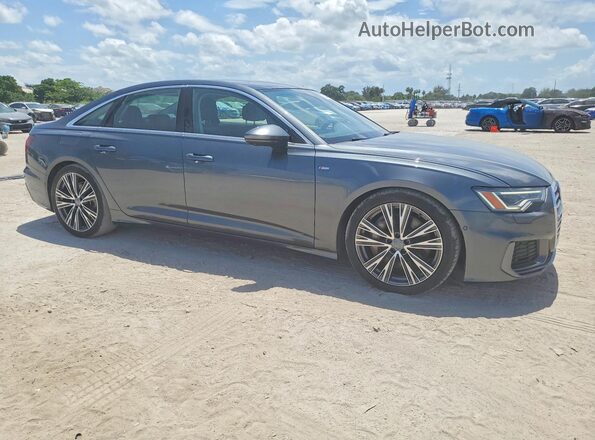 WAUL2AF20KN024341 2019 AUDI A6 Charcoal Առջևի աջ