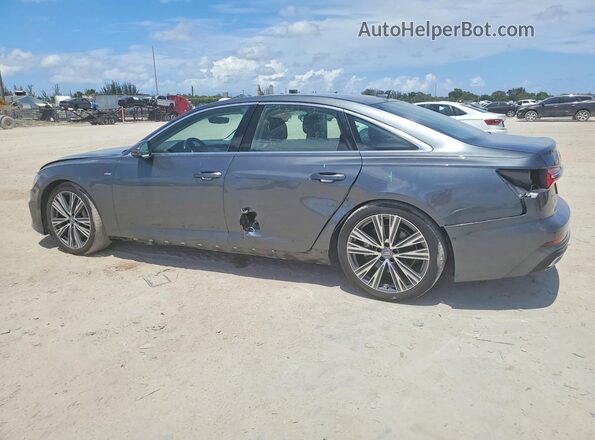 WAUL2AF20KN024341 2019 AUDI A6 Charcoal Հետևի ձախ
