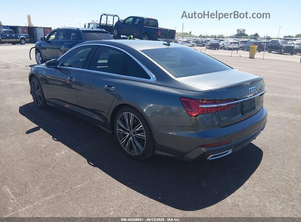 WAUL2AF21KN057445 2019 AUDI A6 Gray Trasero izquierdo