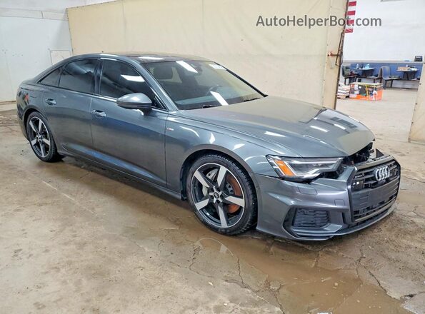 WAUL2AF21LN074523 2020 AUDI A6 Gray Delantero derecho