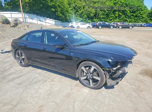 WAUL2AF22LN087586 2020 AUDI A6 Black Delantero derecho