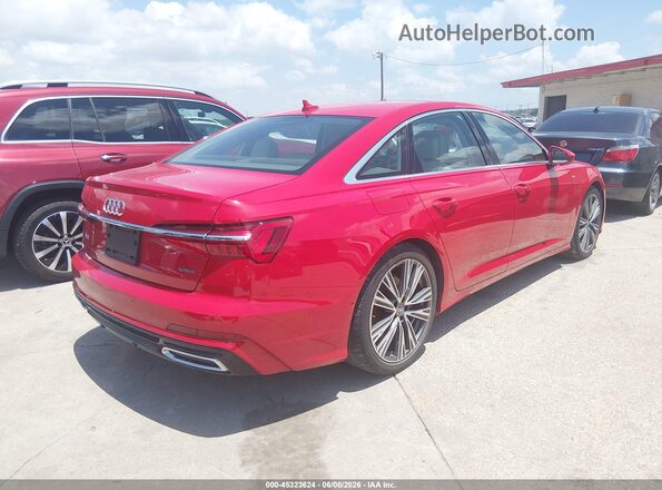 WAUL2AF25KN093171 2019 AUDI A6 Red Задня права чверть
