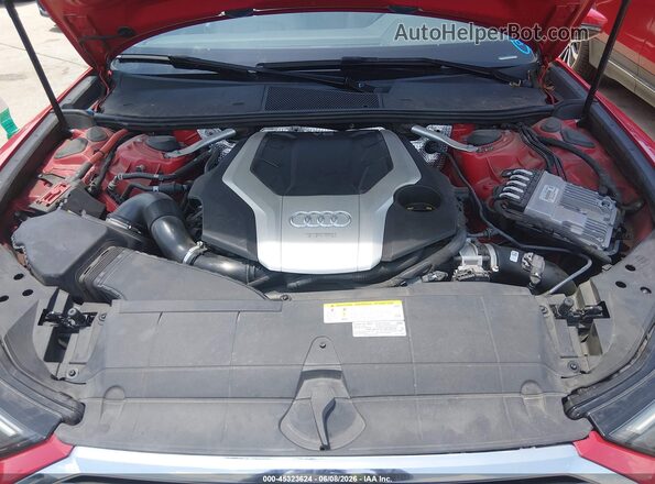 WAUL2AF25KN093171 2019 AUDI A6 Red Вид ззаду