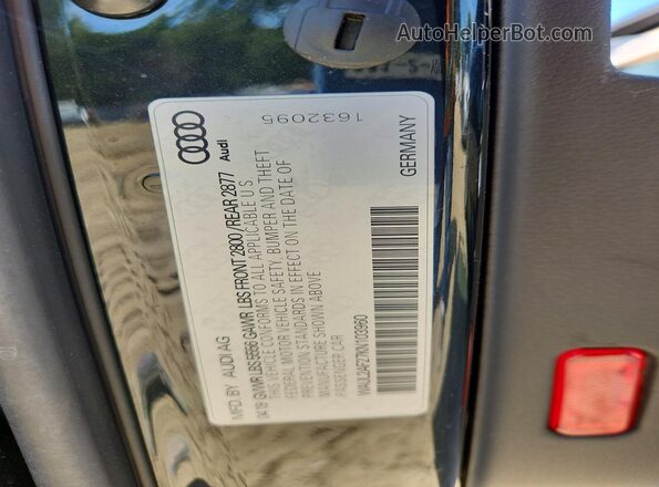 WAUL2AF27KN103960 2019 AUDI A6 Black Engine compartment view